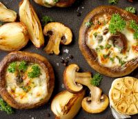 Champignons überbacken