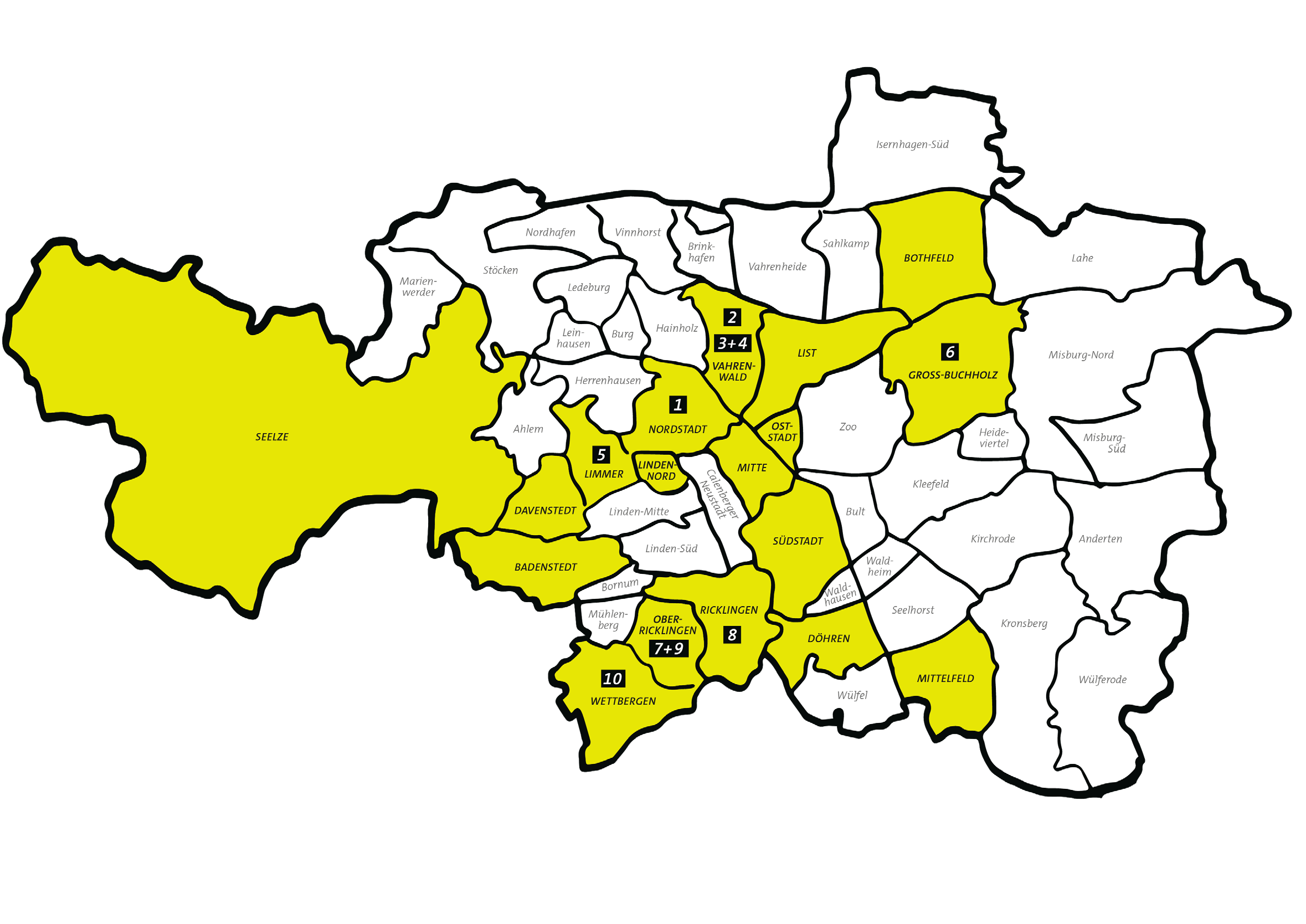Stadtteilkarte
